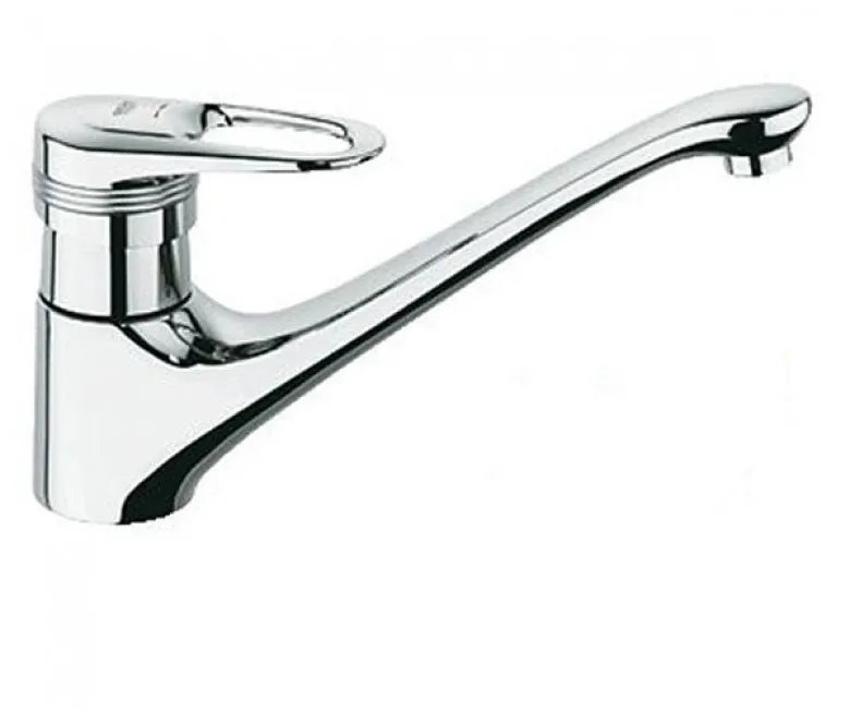 Смеситель однорычажный для кухни Grohe EUROPLUS (гибкая подводка), хром (33930000)