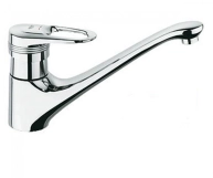 Змішувач одноважільний для кухні Grohe EUROPLUS (гибкая подводка), хром (33930000)