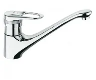 Смеситель однорычажный для кухни Grohe EUROPLUS (гибкая подводка), хром (33930000)