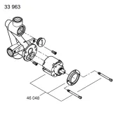 Внутренняя часть смесителя скрытого монтажа для ванны и душа (Grohe 33963000) Фото - 4