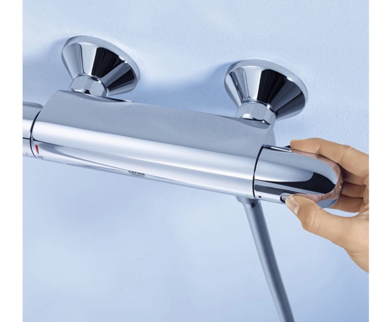 Термостат для душу Grohe Grohtherm 1000 New, настінний монтаж (34143003) Фото - 3