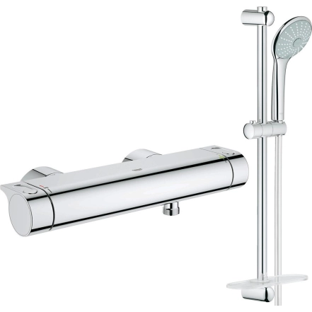 Термостат для душа Grohe Grohtherm 2000 с душевым гарнитуром Euphoria