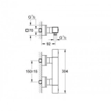 Термостат для душа Grohe Grohtherm Cube (34488000) Фото - 1