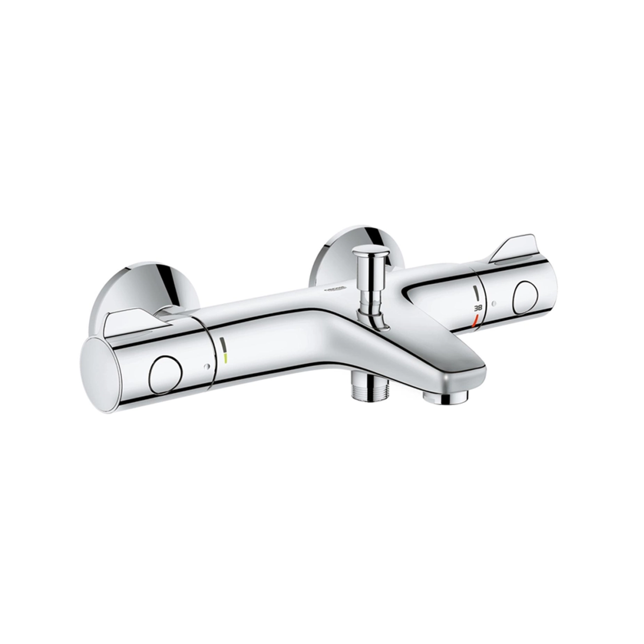 Змішувач для ванни Grohe Grohtherm 800 34567000 з душовим гарнітуром 27948001 (34567001) Фото - 2