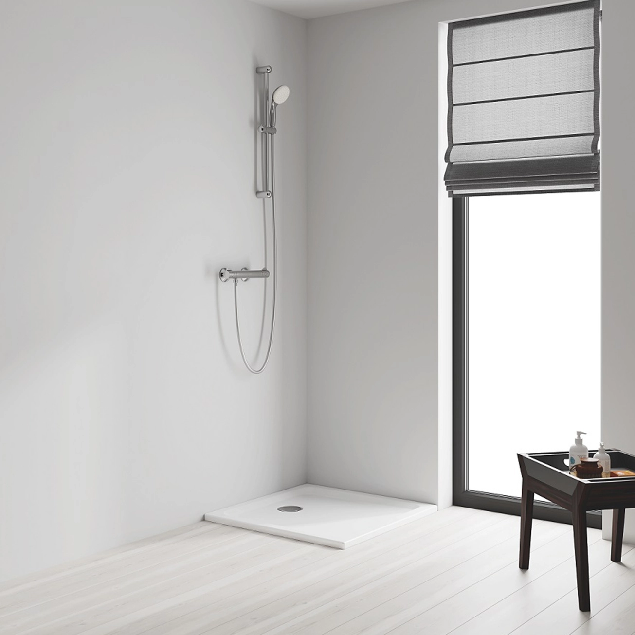 Змішувач для ванни Grohe Grohtherm 800 34567000 з душовим гарнітуром 27948001 (34567001) Фото - 5