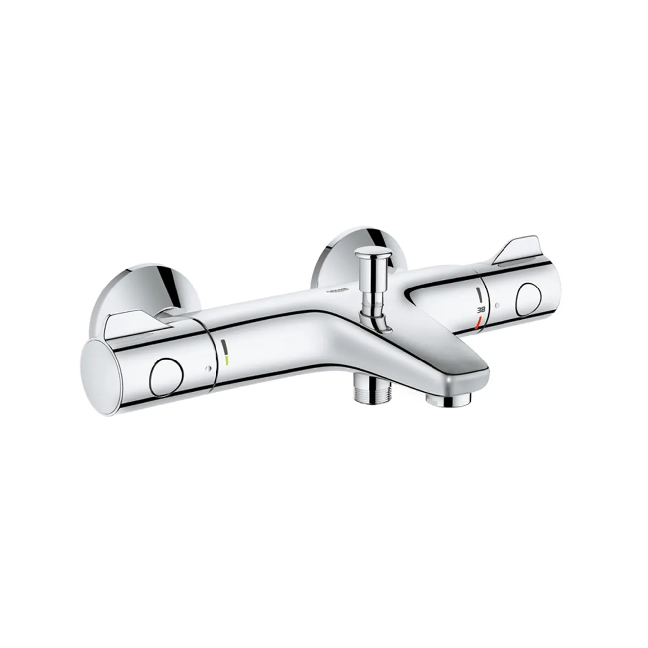 Смеситель для ванны Grohe Grohtherm 800 34567000 с душевым гарнитуром 27948001 (34567001) Фото - 2