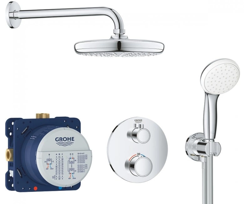 Набір для комплектації душа Grohe Grohtherm  з Tempesta 210 (34727000)