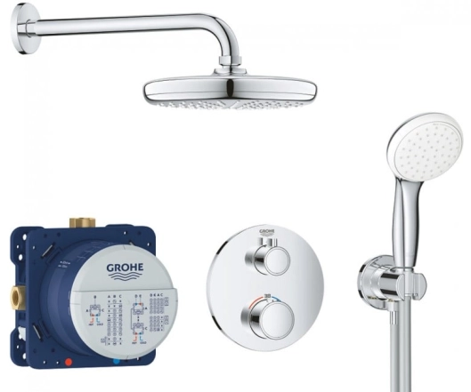 Набір для комплектації душа Grohe Grohtherm  з Tempesta 210 (34727000)