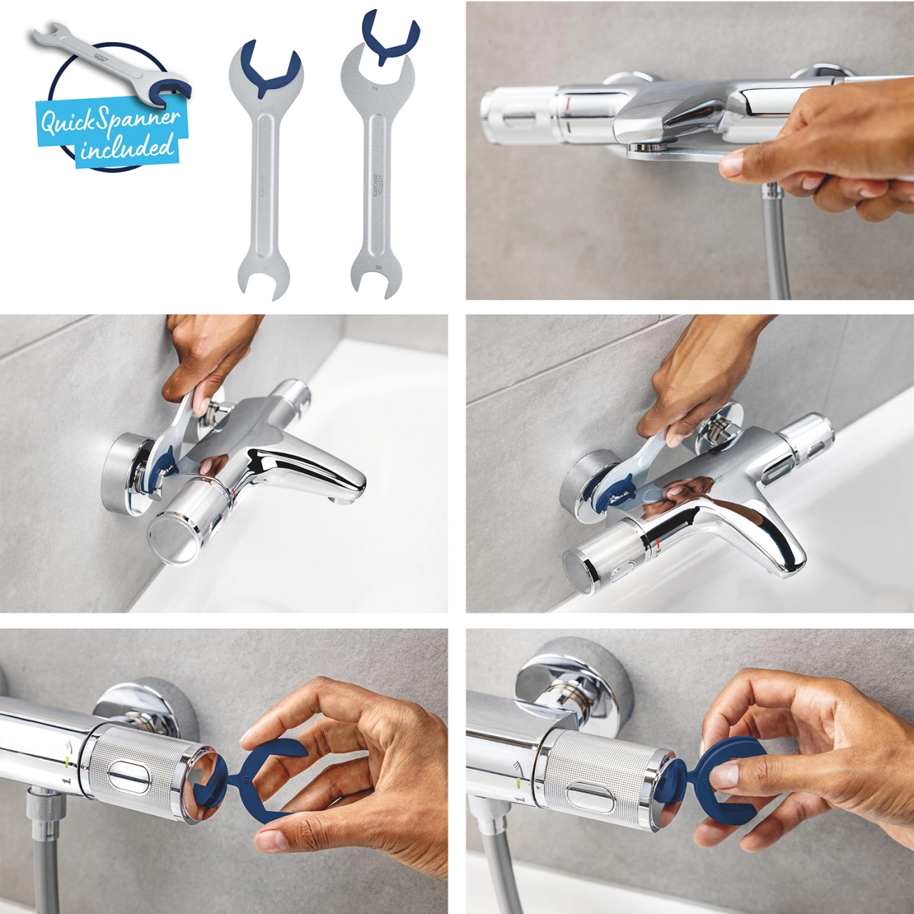 Змішувач термостатичний для душу Grohe QuickFix Precision Feel 34791001 Фото - 6
