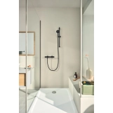 Смеситель для душа с термостатом Grohe Grohtherm 500, черный матовый (347932430) Фото - 1