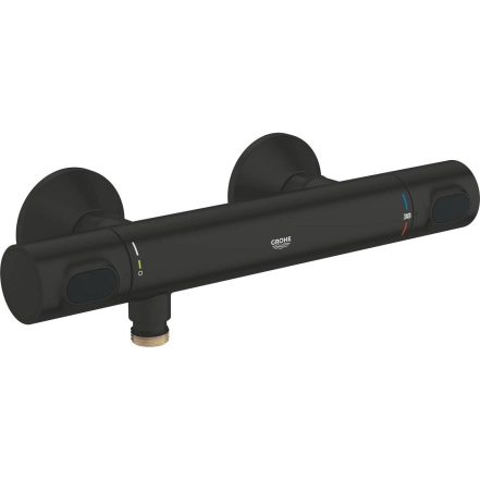 Смеситель для душа с термостатом Grohe Grohtherm 500, черный матовый (347932430)