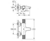 Термостат для ванны Grohe Grohtherm 1000 Performance, хром (34830000) Фото - 1