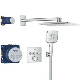 Душевая система скрытого монтажа на 3 выхода с термостатом Grohe Grohtherm SmartControl 34864000