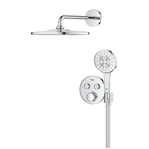 Душова система прихованого монтажу Grohe Grohtherm SmartControl з термостатом, хром 34866000 Фото - 2