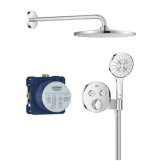 Душова система прихованого монтажу Grohe Grohtherm SmartControl з термостатом, хром 34866000