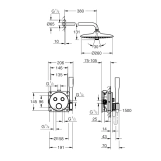 Душова система прихованого монтажу Grohe Grohtherm SmartControl з Euphoria 260 34867000 Фото - 2