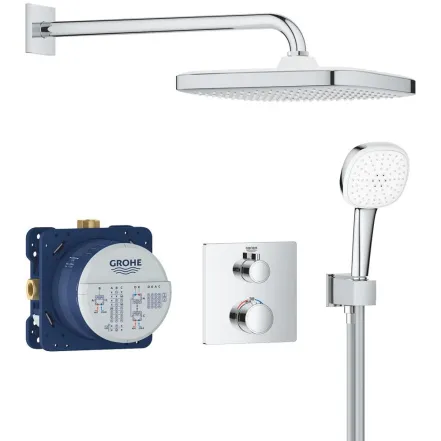 Душова система прихованого монтажу з термостатом Grohe Grohtherm 34871000