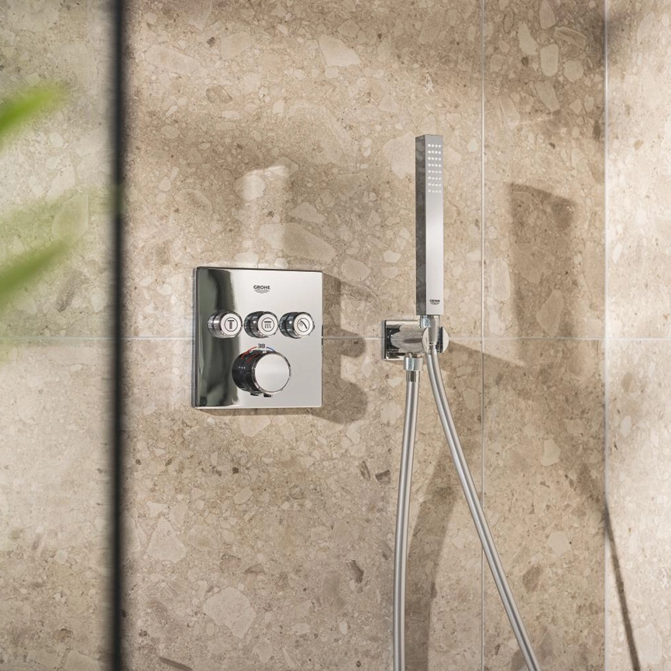 Душевая система скрытого монтажа термостатическая Grohe QuickFix Precision SmartControl Cube 34875000 Фото - 9