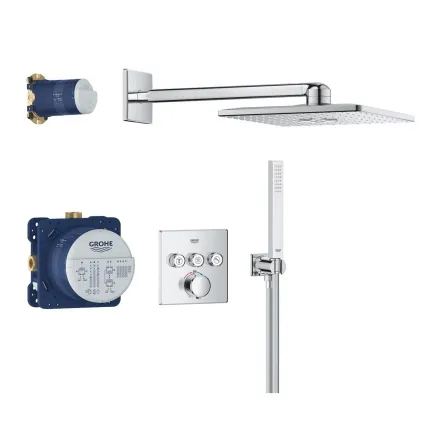 Душевая система скрытого монтажа термостатическая Grohe QuickFix Precision SmartControl Cube 34875000
