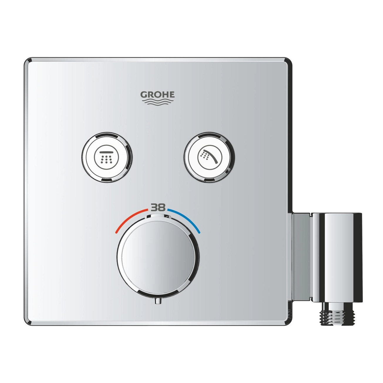 Душевая система скрытого монтажа термостатическая Grohe QuickFix Precision SmartControl Cube 34876000 Фото - 4