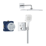 Душевая система скрытого монтажа термостатическая Grohe QuickFix Precision SmartControl Cube 34876000 Фото - 2