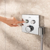 Душевая система скрытого монтажа термостатическая Grohe QuickFix Precision SmartControl Cube 34876000 Фото - 5