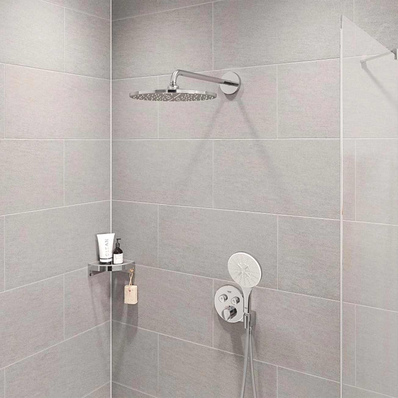 Душова система прихованого монтажу термостатична Grohe QuickFix Precision SmartControl 34877000 Фото - 7