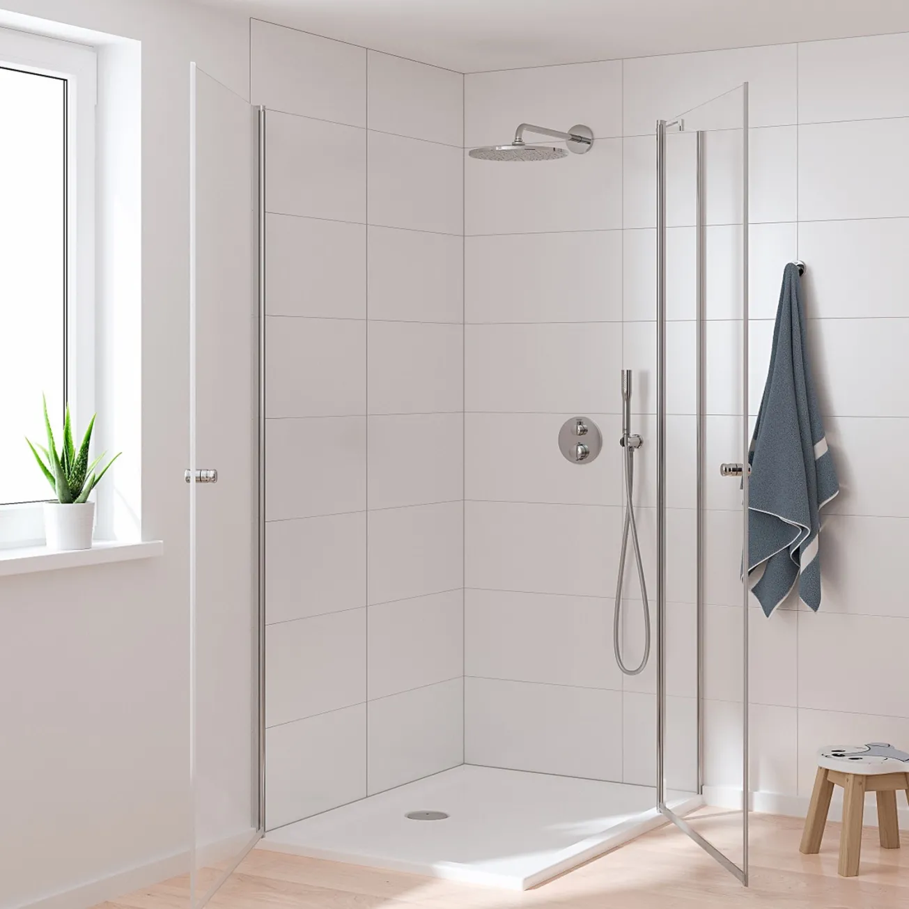 Душевая система скрытого монтажа термостатическая Grohe QuickFix Precision с Vitalio Rain Mono 310 34880000 Фото - 8