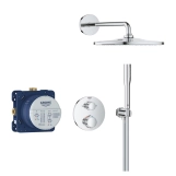 Душова система прихованого монтажу термостатична Grohe QuickFix Precision з Vitalio Rain Mono 310 34880000 Фото - 2