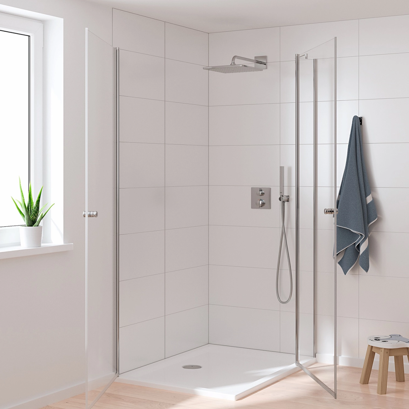 Душевая система скрытого монтажа термостатическая Grohe QuickFix Precision Grohtherm Cube 34881000 Фото - 7