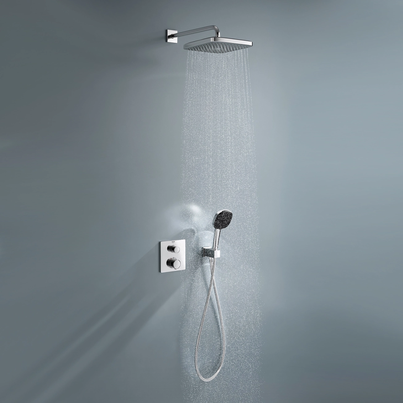 Душова система прихованого монтажу термостатична Grohe QuickFix Precision Grohtherm Cube 34882000 Фото - 6