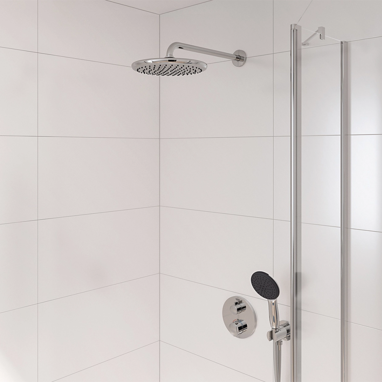 Душова система прихованого монтажу термостатична Grohe QuickFix Precision Grohtherm 34883000 Фото - 4