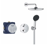 Душова система прихованого монтажу термостатична Grohe QuickFix Precision Grohtherm 34883000 Фото - 2
