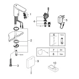 Змішувач безконтактний для раковини Grohe Euroeco Cosmopolitain E 36269000 Фото - 3