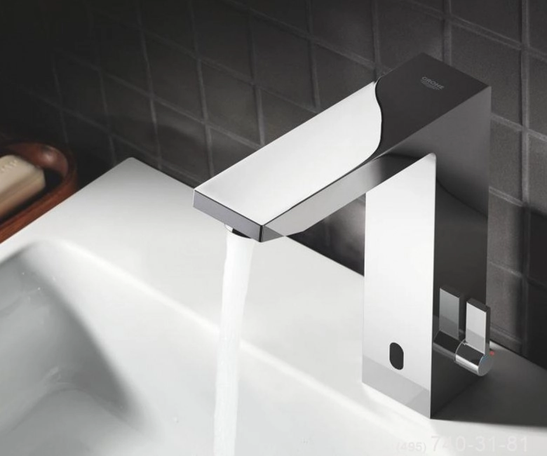Інфрачервоний змішувач для раковини 1/2 Grohe Eurocube E 6V (36441000) Фото - 2