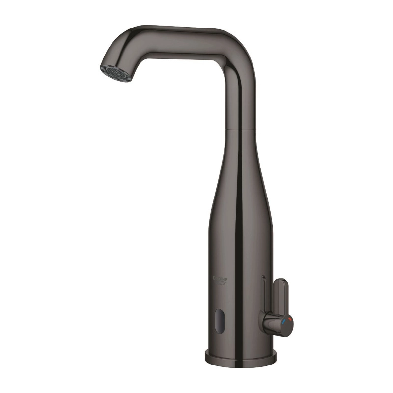 Змішувач для умивальника Grohe Essence E інфрачервоний 1/2, hard graphite (36445A00) Фото - 3