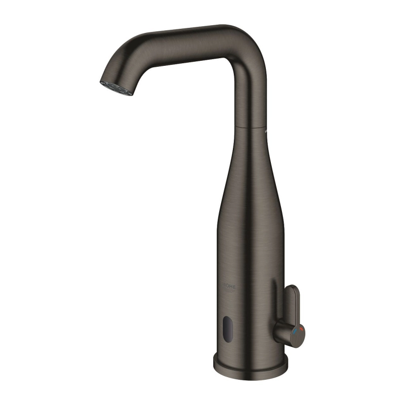 Смеситель для умывальника Grohe Essence E инфракрасный 1/2, brushed hard graphite (36445AL0) Фото - 3