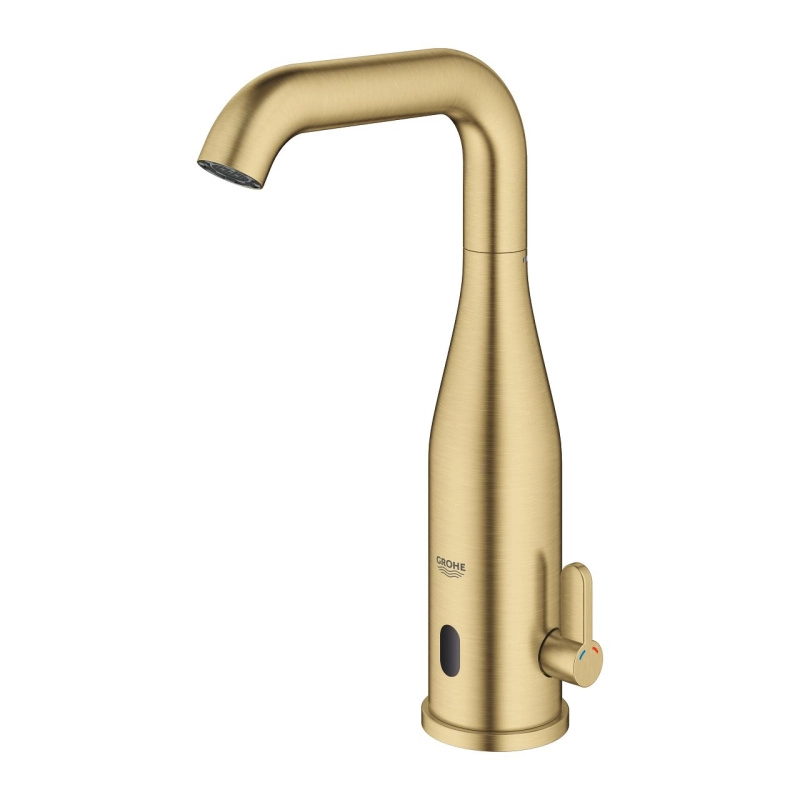 Змішувач для умивальника Grohe Essence E інфрачервоний 1/2, brushed cool sunrise (36445GN0) Фото - 3