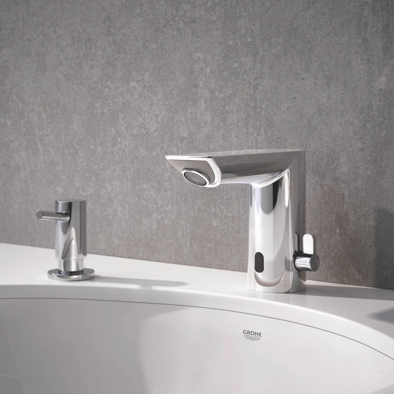 Смеситель бесконтактный для раковины Grohe Bau Cosmopolitan E 36451000 Фото - 10