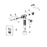 Наполнительный клапан без компенсатора смещения Grohe 37095000 Фото - 2