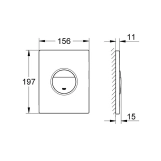 Панель змиву для унітаза Grohe Nova Cosmopolitan 38765SH0 Фото - 1