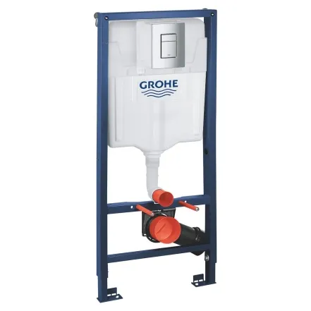 Інсталяція для унітаза Grohe Rapid SL 38772001 з клавішею Skate Cosmopolitan хром