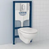 Инсталляция для унитаза Grohe Rapid SL (38929000) с клавишей Arena Cosmopolitan хром Фото - 2