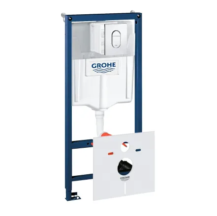 Інсталяція для унітаза Grohe Rapid SL (38929000) з клавішею Arena Cosmopolitan хром