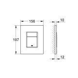 Панель змиву для унітаза Grohe QuickFix Even 38966000 Фото - 1