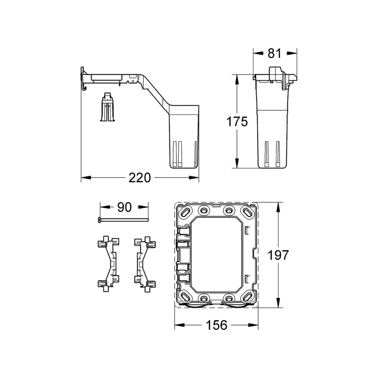 Комплект для переоснащення інсталяцій Grohe Rapid SL Fresh 38967000 Фото - 1