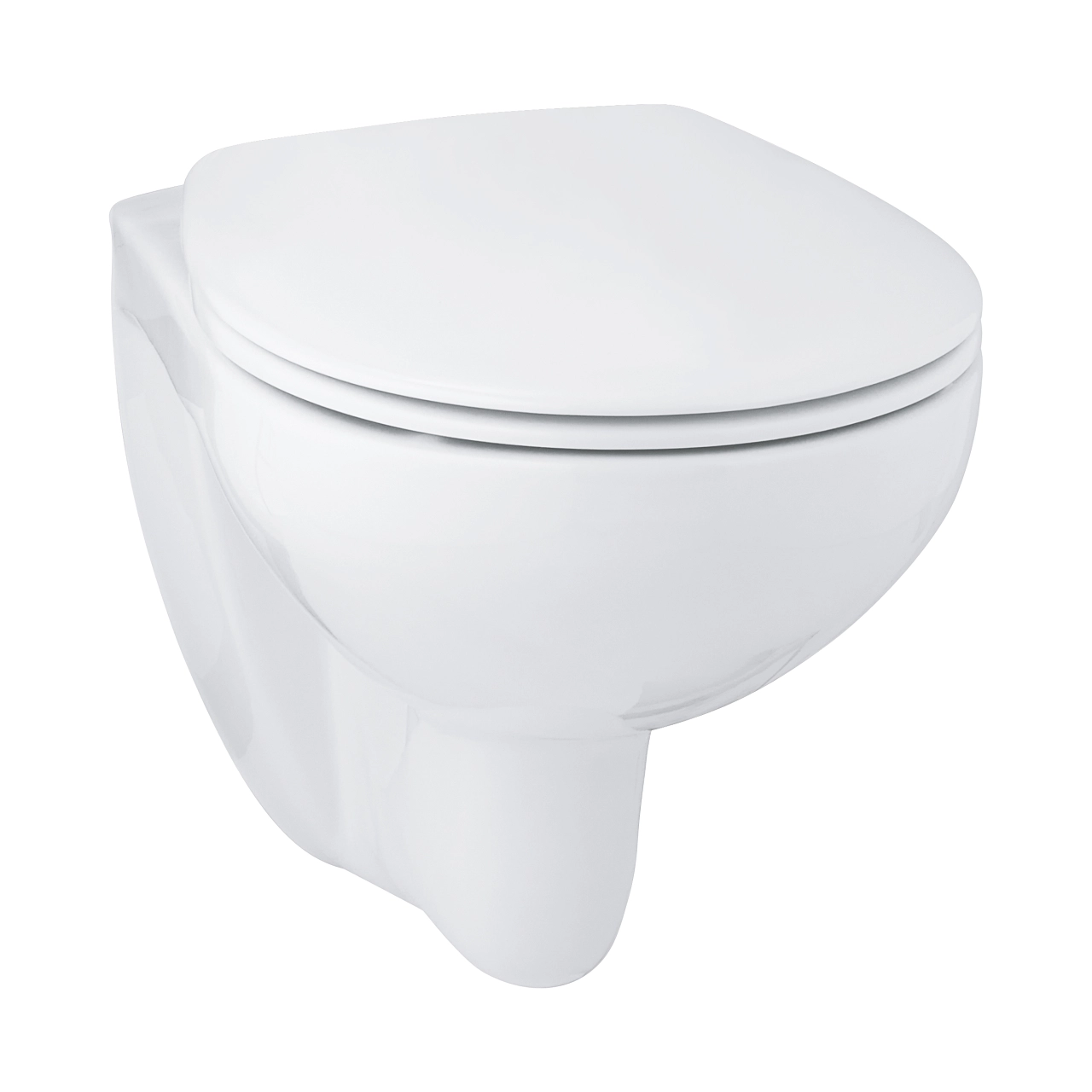 Подвесной безободковый унитаз (без сиденья) Grohe Bau Ceramic, белый Фото - 1