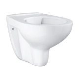 Подвесной безободковый унитаз (без сиденья) Grohe Bau Ceramic, белый