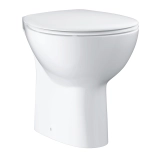 Сидіння для унітазу (з мікроліфтом) Grohe Bau Ceramic,білий Фото - 2