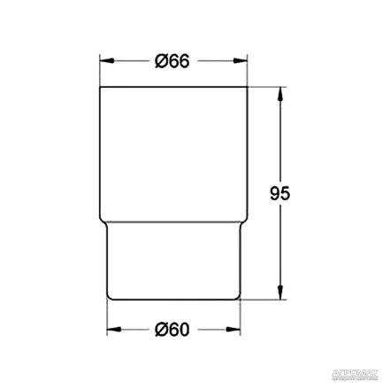 Склянка Grohe Essentials запасна без тримача (40372001)